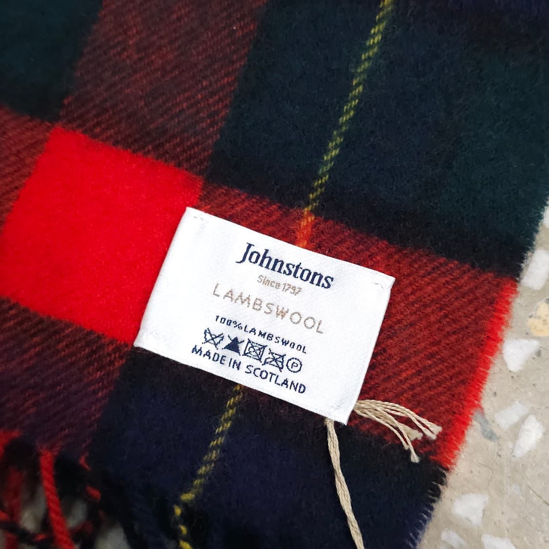미사용품 Johnstons 머플러 상품이미지6