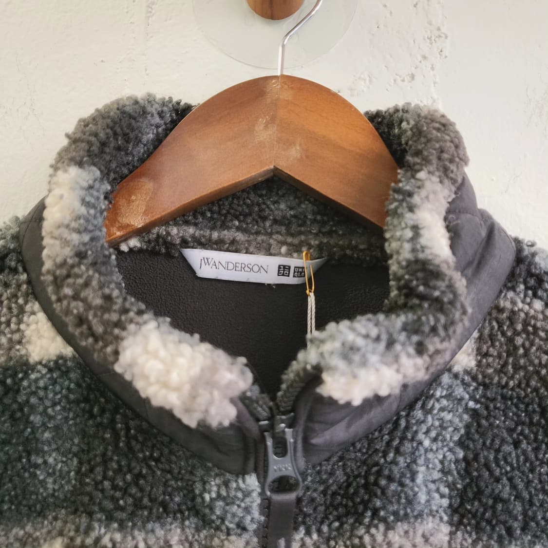 JW앤더슨 x 유니클로 체크 플리스 자켓 상품이미지4