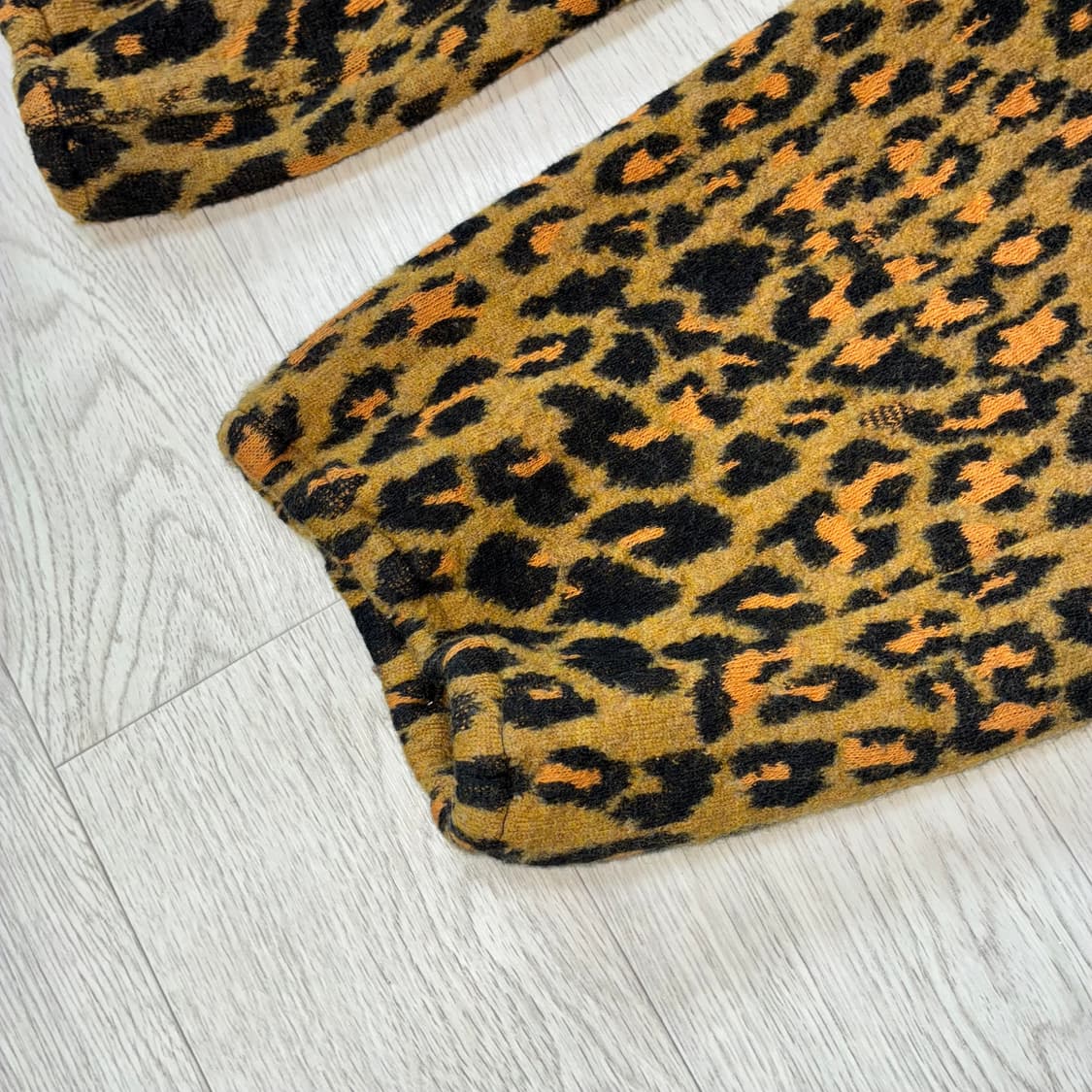 [3] 요지야마모토 뿌르옴므 레오파드 울팬츠 상품이미지4