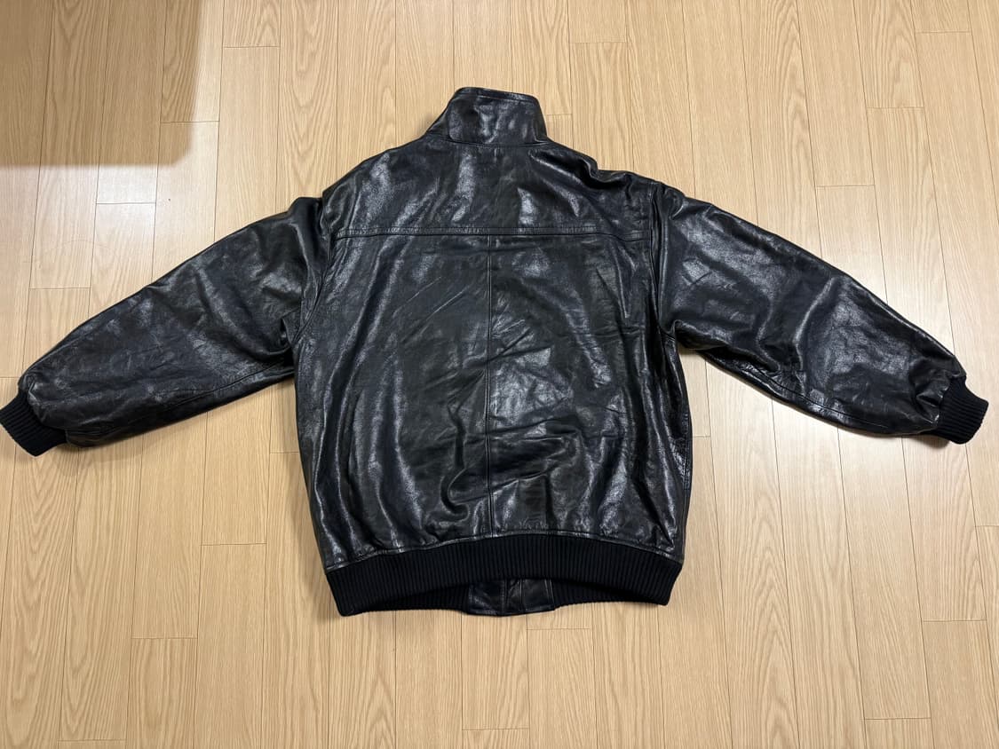 25AW AURALEE 램 레더 집 블루종 블랙 / 사이즈 4 (M) 상품이미지2