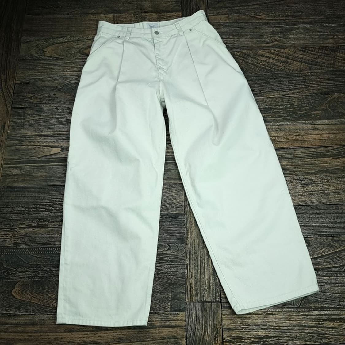 [YOUTH] 유스 핀턱 와이드 팬츠 라이트그레이 M16699 상품이미지1