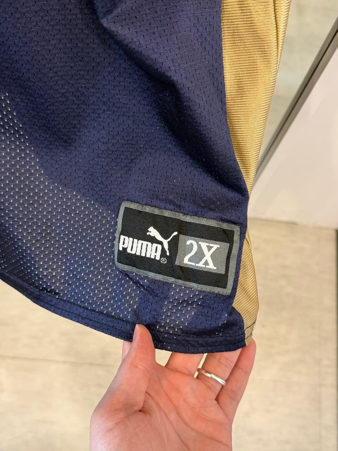 90s Puma 올드 푸마 NFL LA 램스 No.80 풋볼 저지 USA 상품이미지3