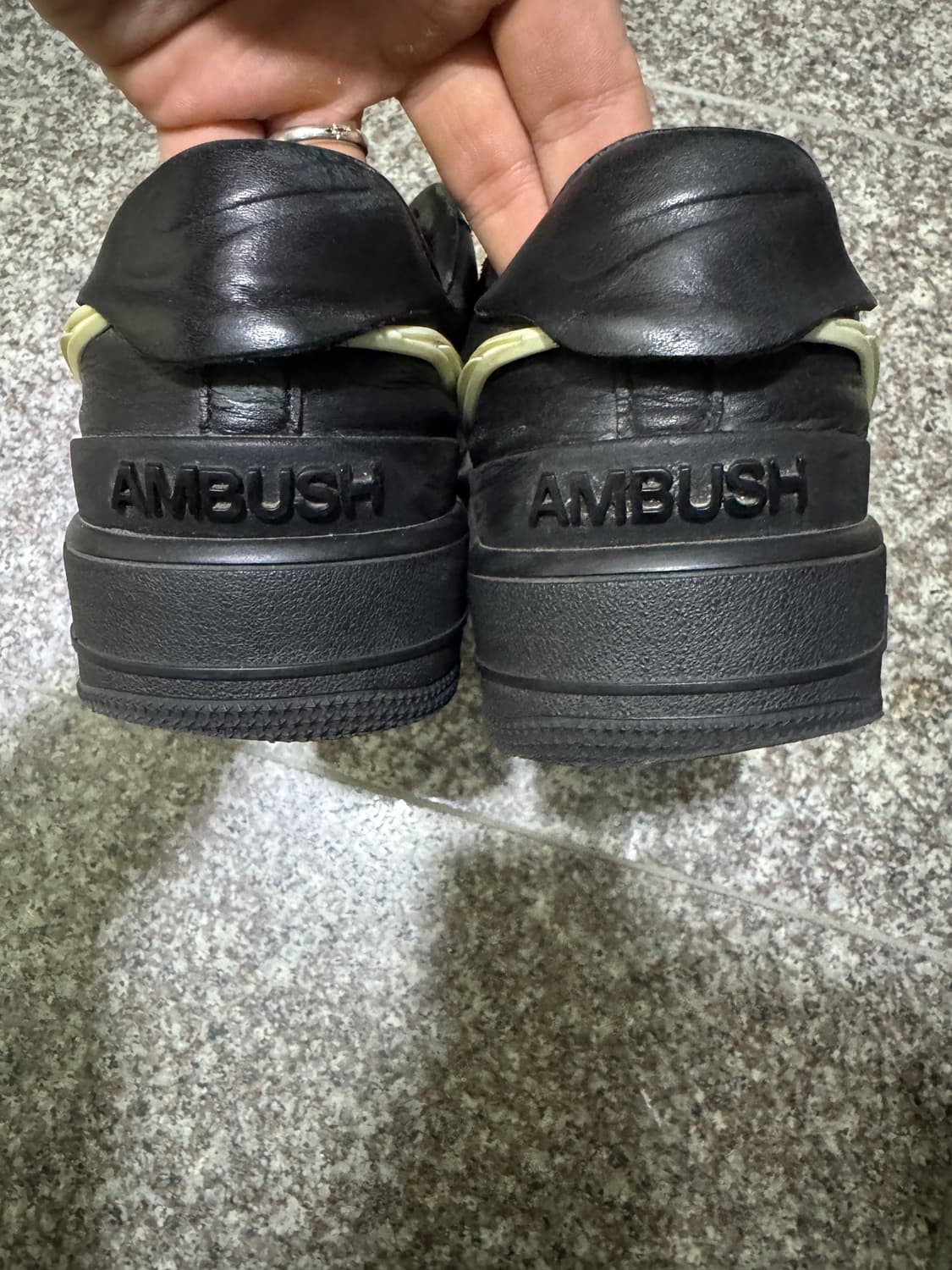 [270]나이키X엠부쉬 에어포스 블랙 상품이미지5