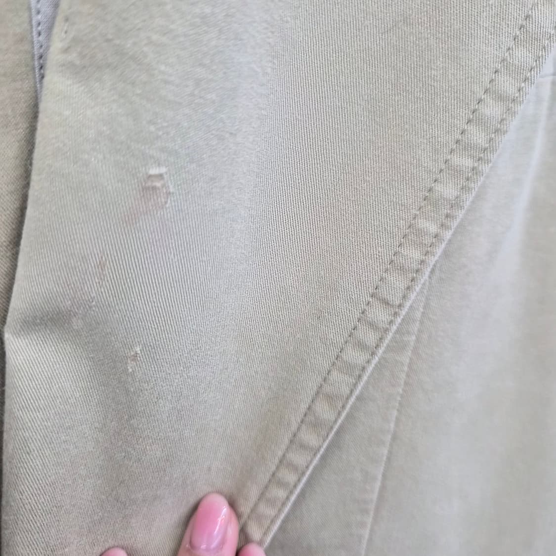 꾸레쥬 베이지색 면 재킷 남성 M 상품이미지4