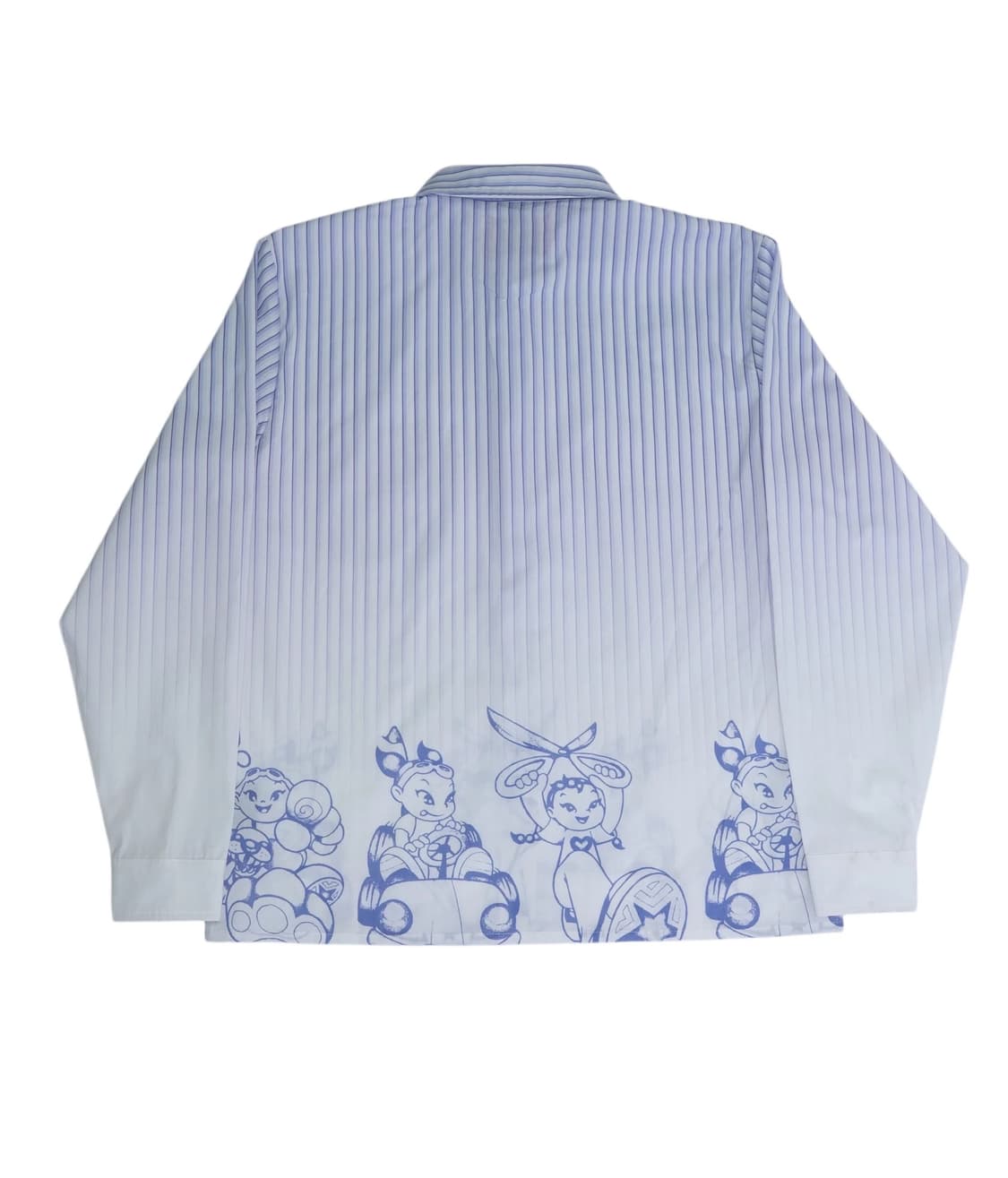 유민하 Faux Bleach Dress Shirt - White 상품이미지2