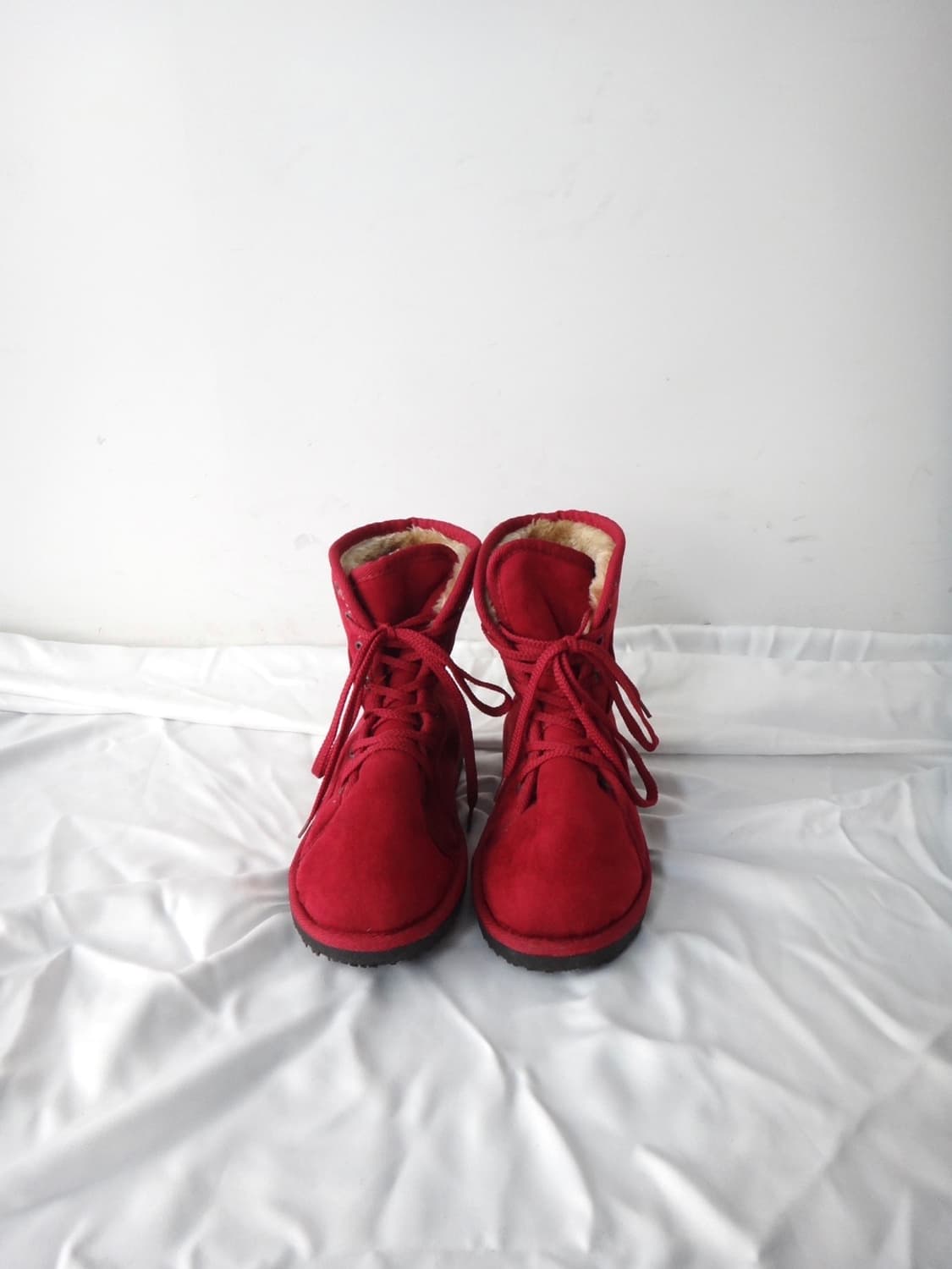 Toy round muton boots / red 상품이미지1