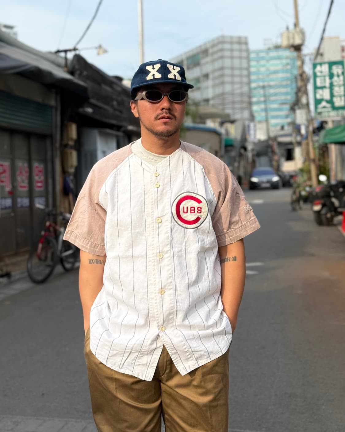 90s 미라지 x 쿠퍼스타운 컬렉션 시카코컵스 라인 샌드버그 23 져지  상품이미지8