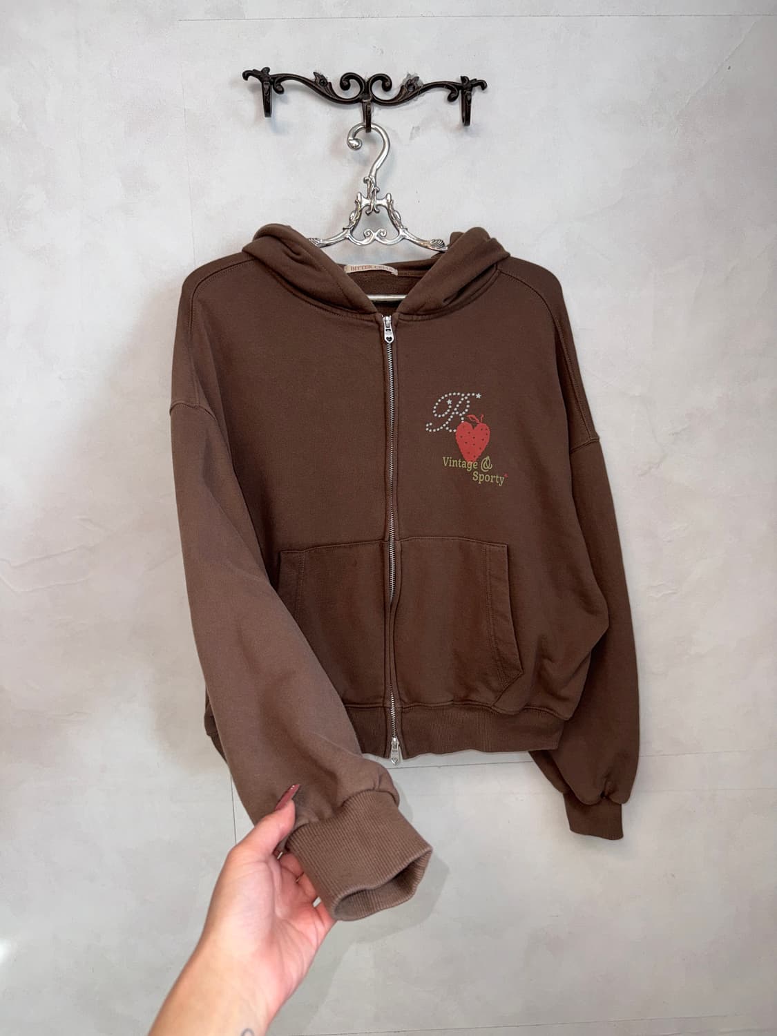 Bittercells Star Sporty hood zipup brown 상품이미지2