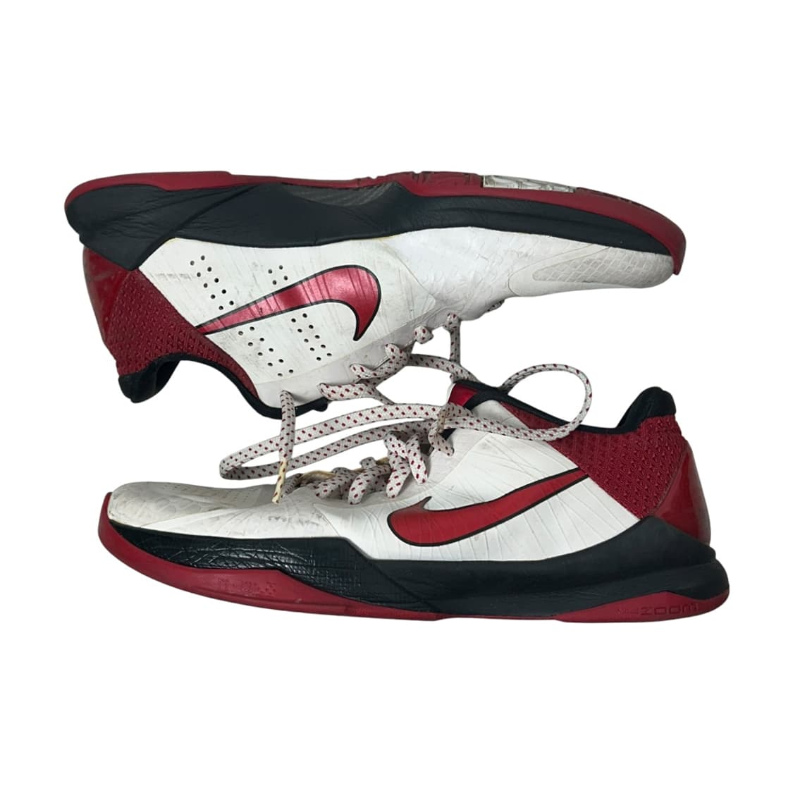 [NIKE] 나이키 줌 코비 5 화이트 바시티 레드 상품이미지1