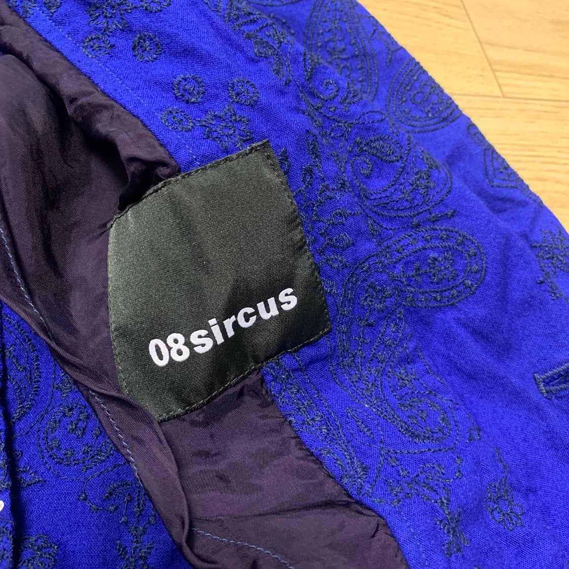 95-100)08sircus 키미노리 모리시타 자카드 자켓(새상품) 상품이미지6
