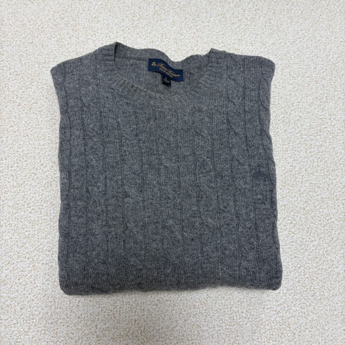 브룩스 브라더스 남성 램스울 케이블 니트 상품이미지6