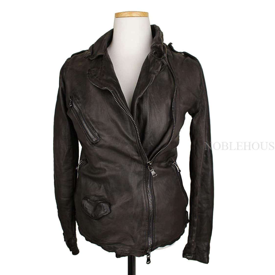 브라토비치 다크그레이 램스킨 라이더 자켓(40) 상품이미지1