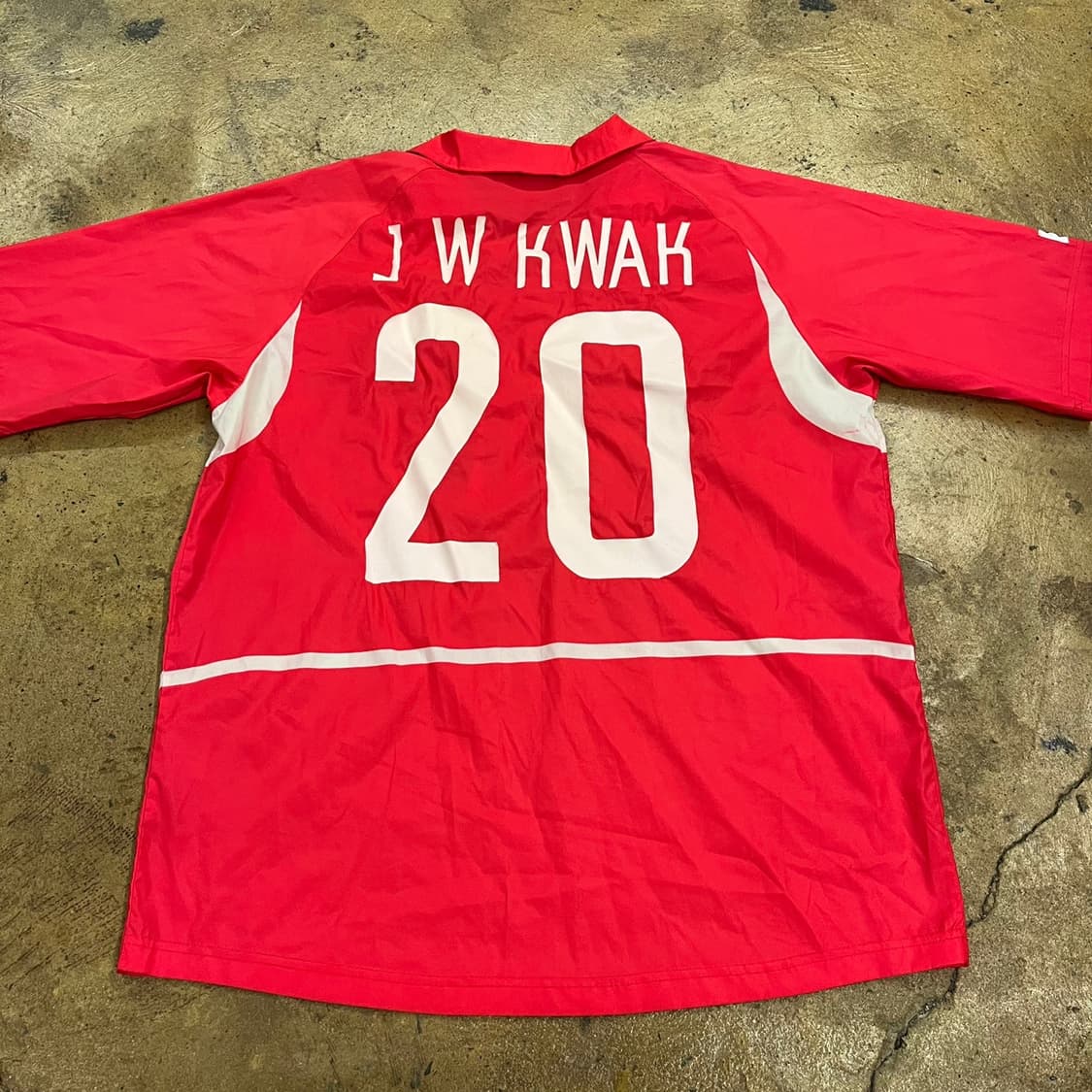 [ 정품/XL ] 02s 나이키 스우시 축구 국대 홈 반팔 유니폼 져지 상품이미지3