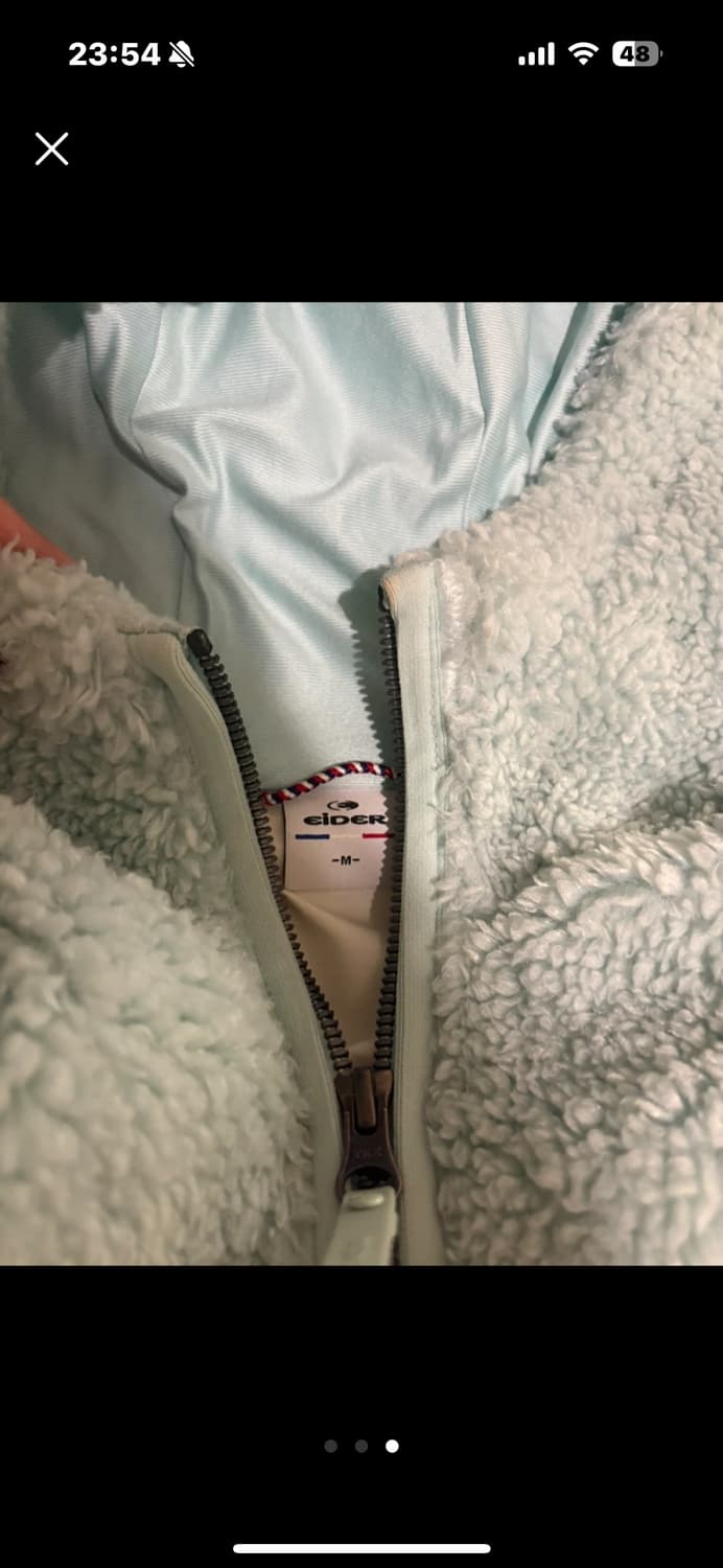 아이더 민트 후리스 집업 M 상품이미지3