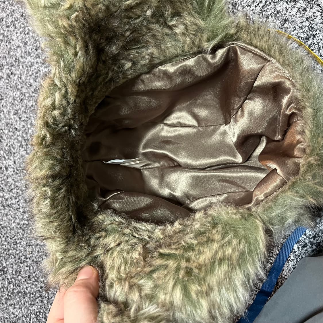 Jpn 빈티지 체크무늬 귀달이 모자 방한모 트루퍼햇 상품이미지3