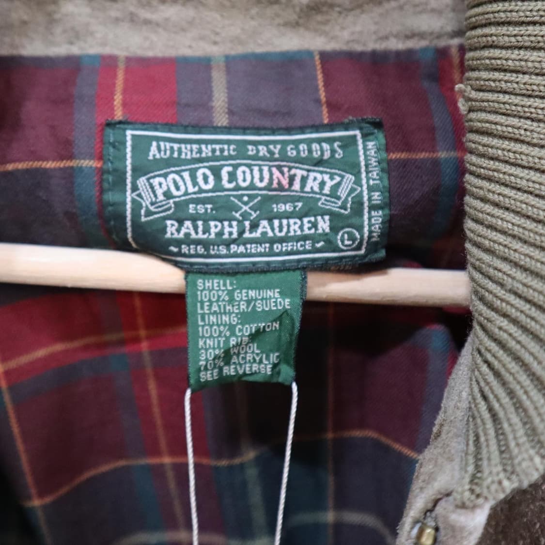 폴로컨트리 스웨이드 봄버 자켓   상품이미지5