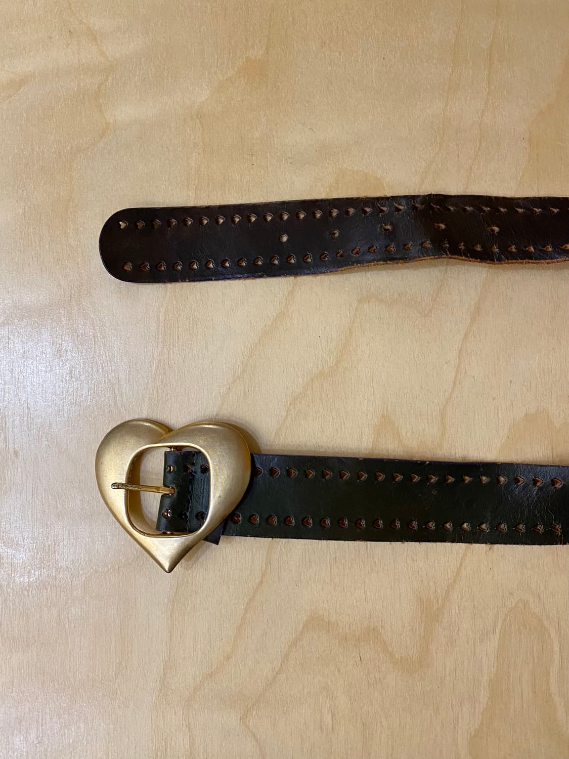 VTG heart buckle belt 빈티지 하트 버클 벨트 상품이미지4