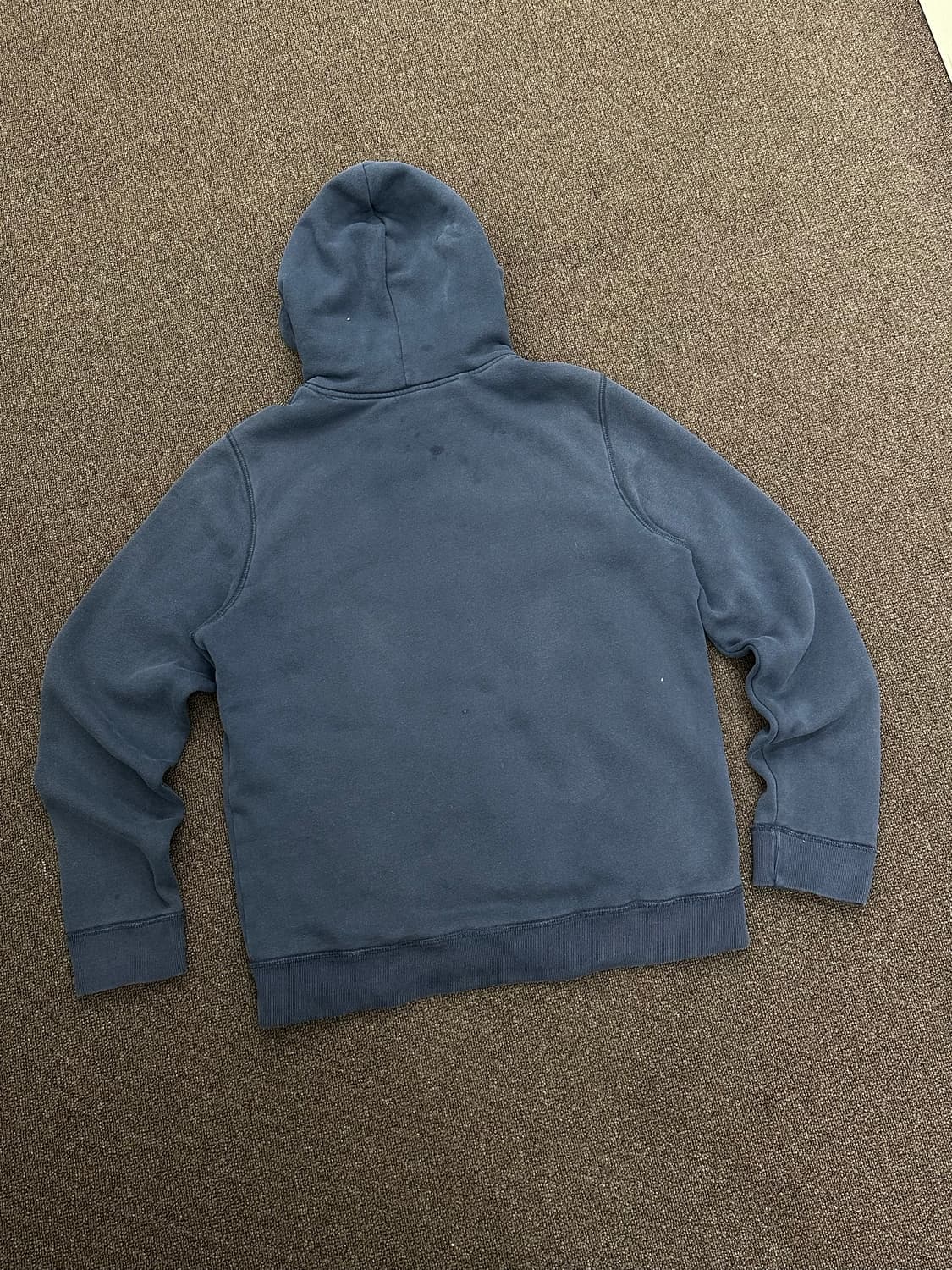 L)아베크롬비 빈티지 네이비 플리스 후드집업 상품이미지3