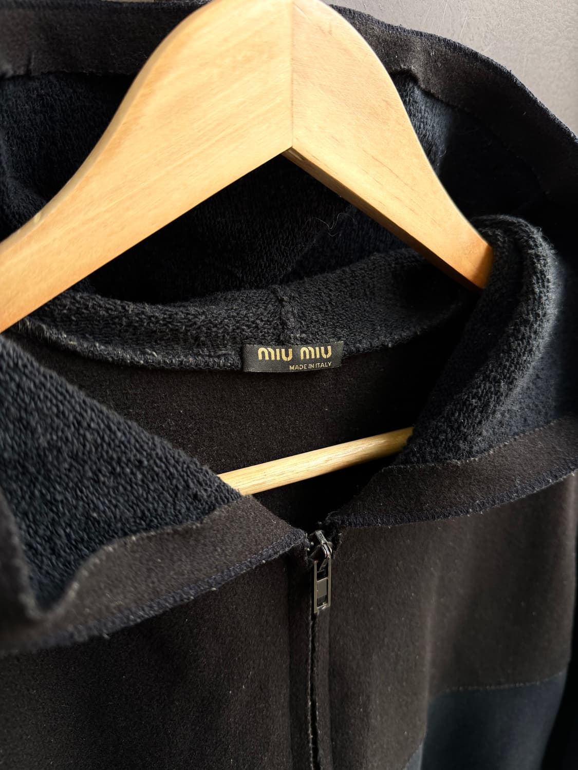 S/ 미우미우 2000FW 후디 하프집업 상품이미지5