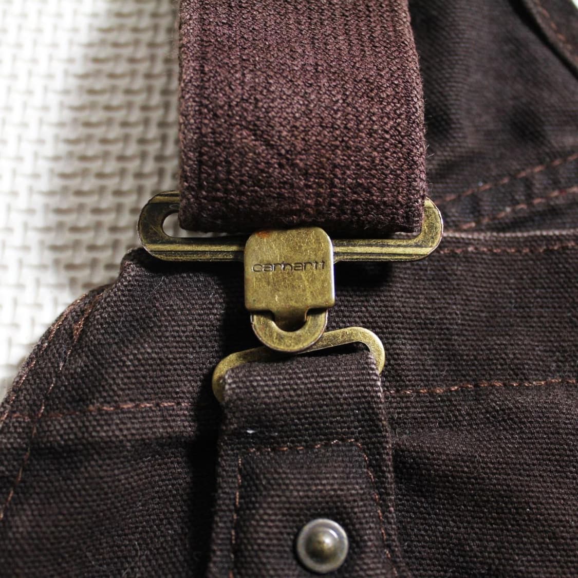 Carhartt 칼하트 다크 브라운 오버롤 멜빵 팬츠  상품이미지6