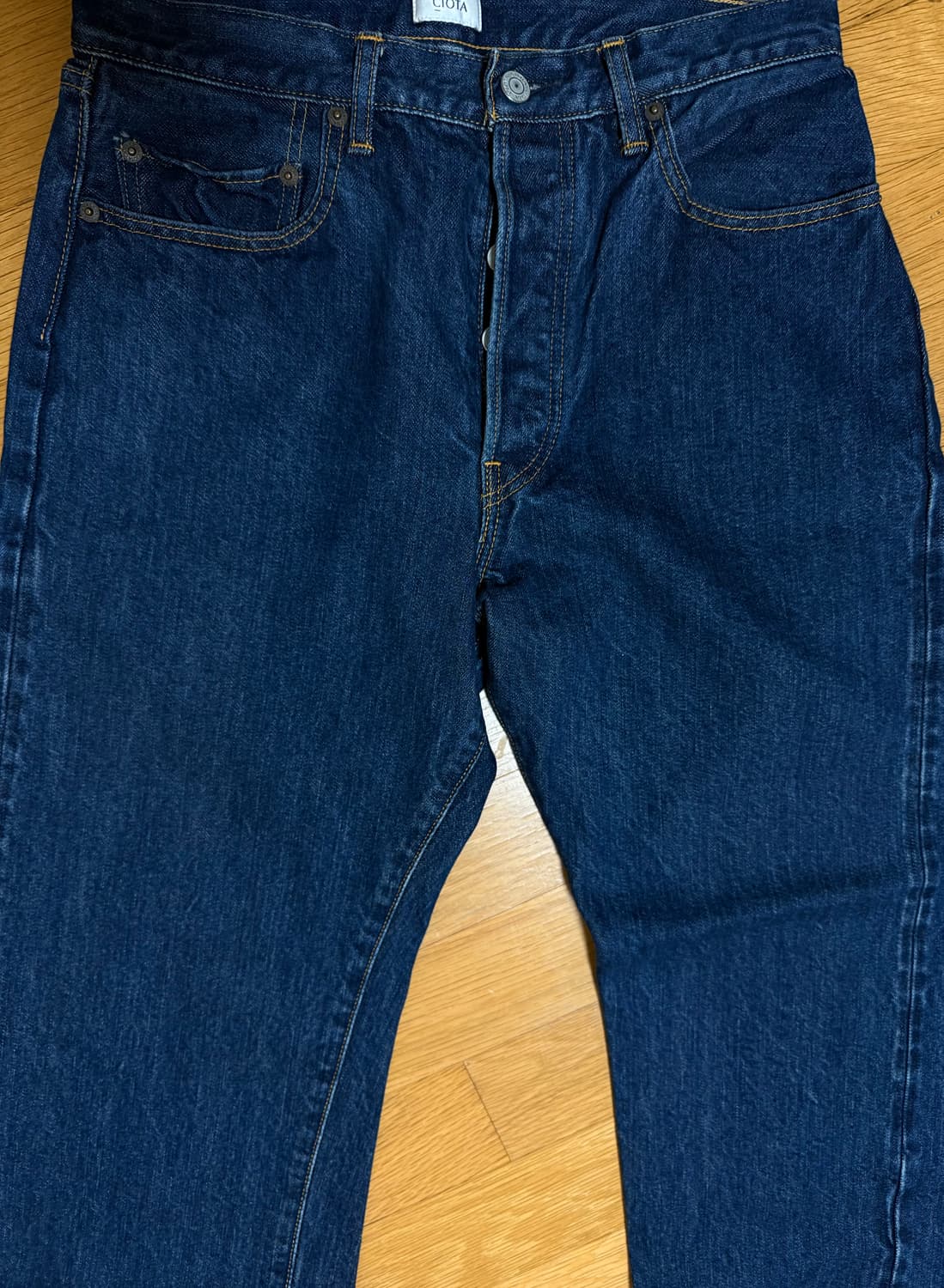 시오타 뉴스트레이트 다크블루 데미지 30사이즈 상품이미지3