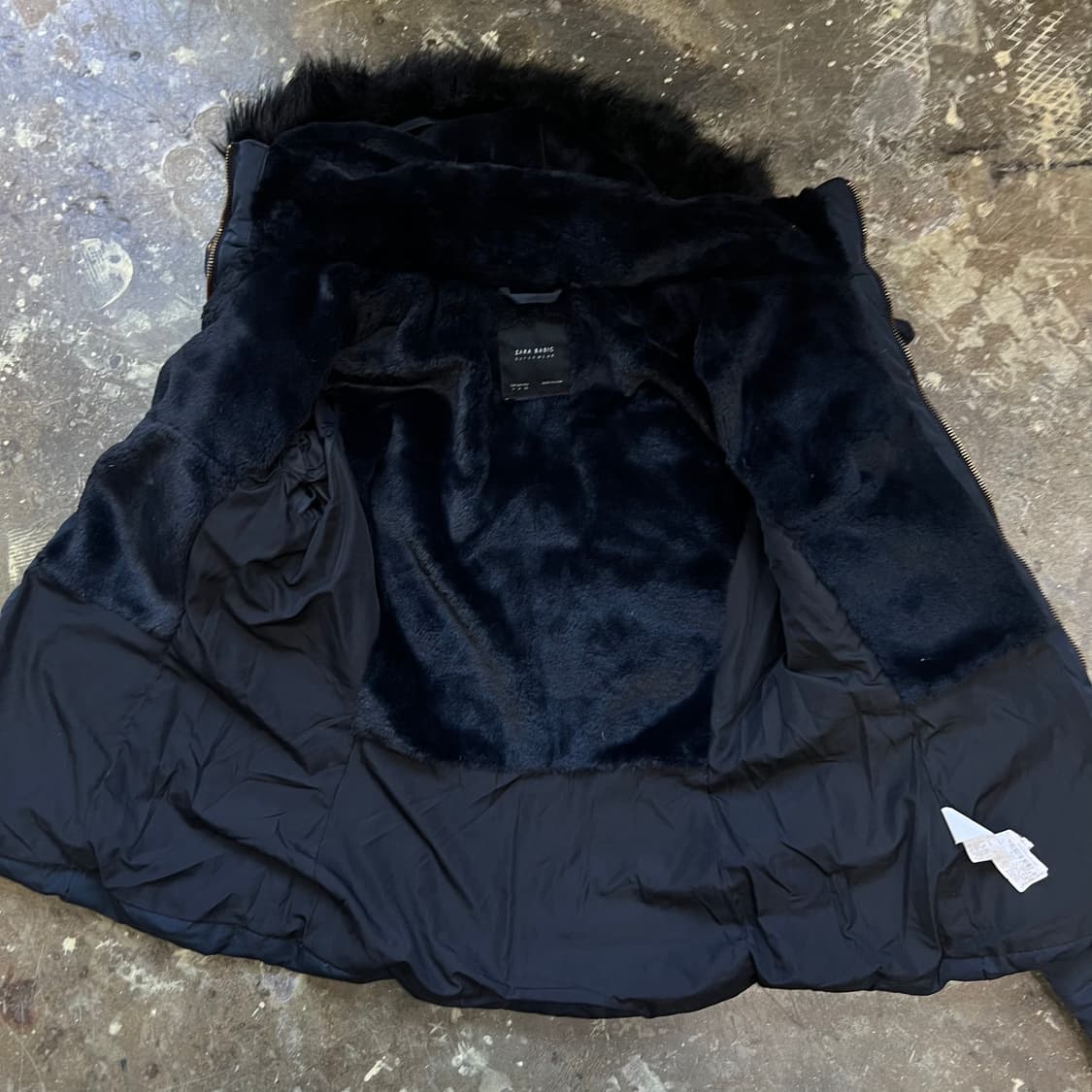 M) ZARA 자라 덕다운 패딩점퍼 오리털 패딩 자켓 상품이미지4