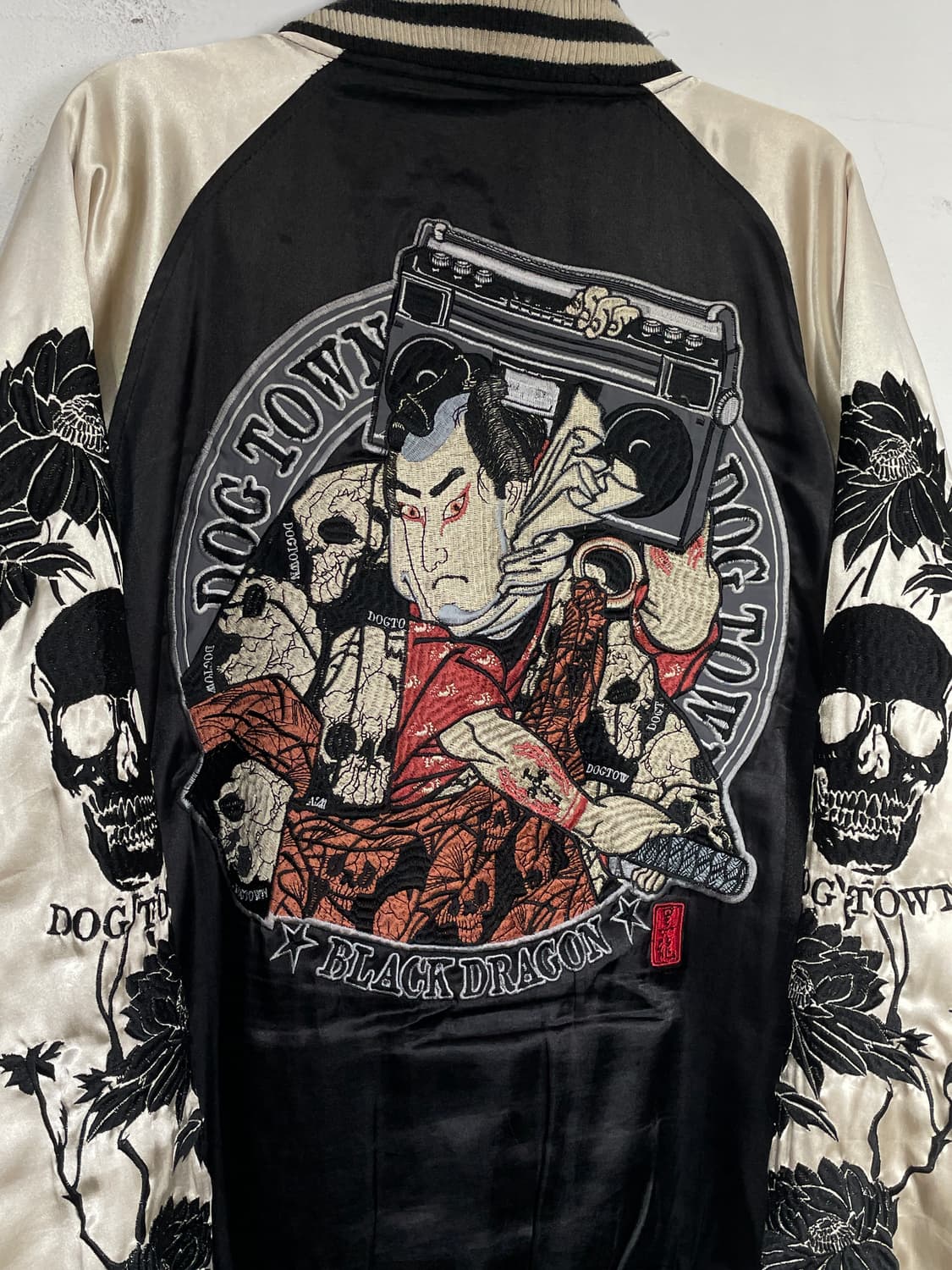 도그타운 블랙 드래곤 사무라이 수이베어 자켓 스카잔 오리엔탈 자수 스카쟌 상품이미지9