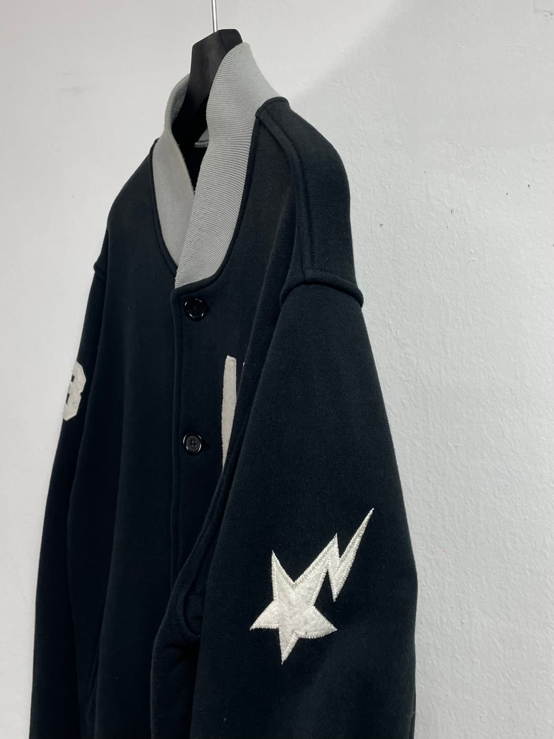 90s 베이프 스타 바시티 자켓 (on.297) 상품이미지5