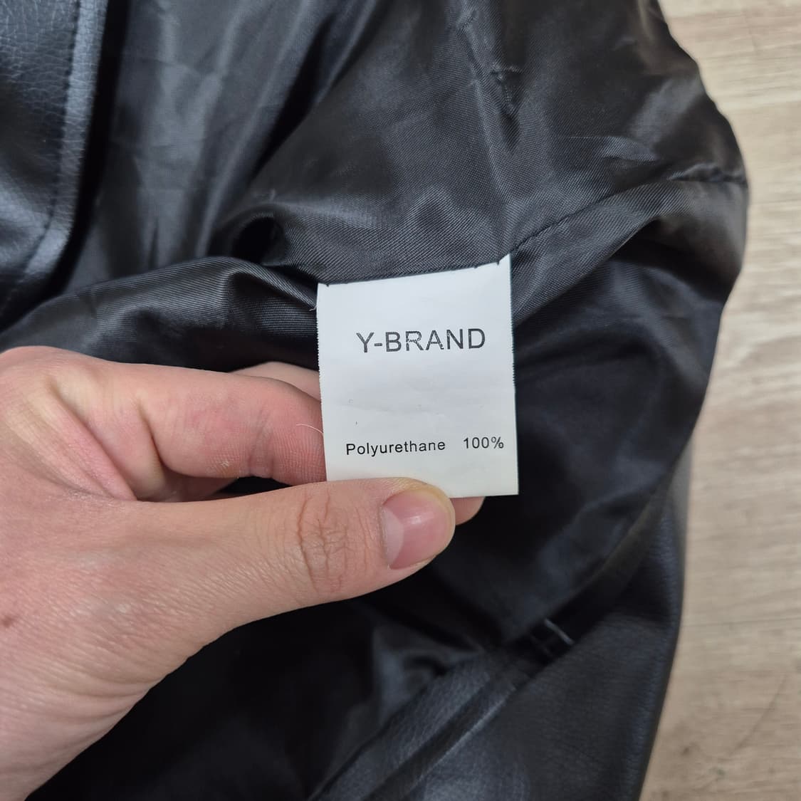 Y-BRAND 와이브랜드 레더 더블 라이더 가죽자켓 L(100) 상품이미지7