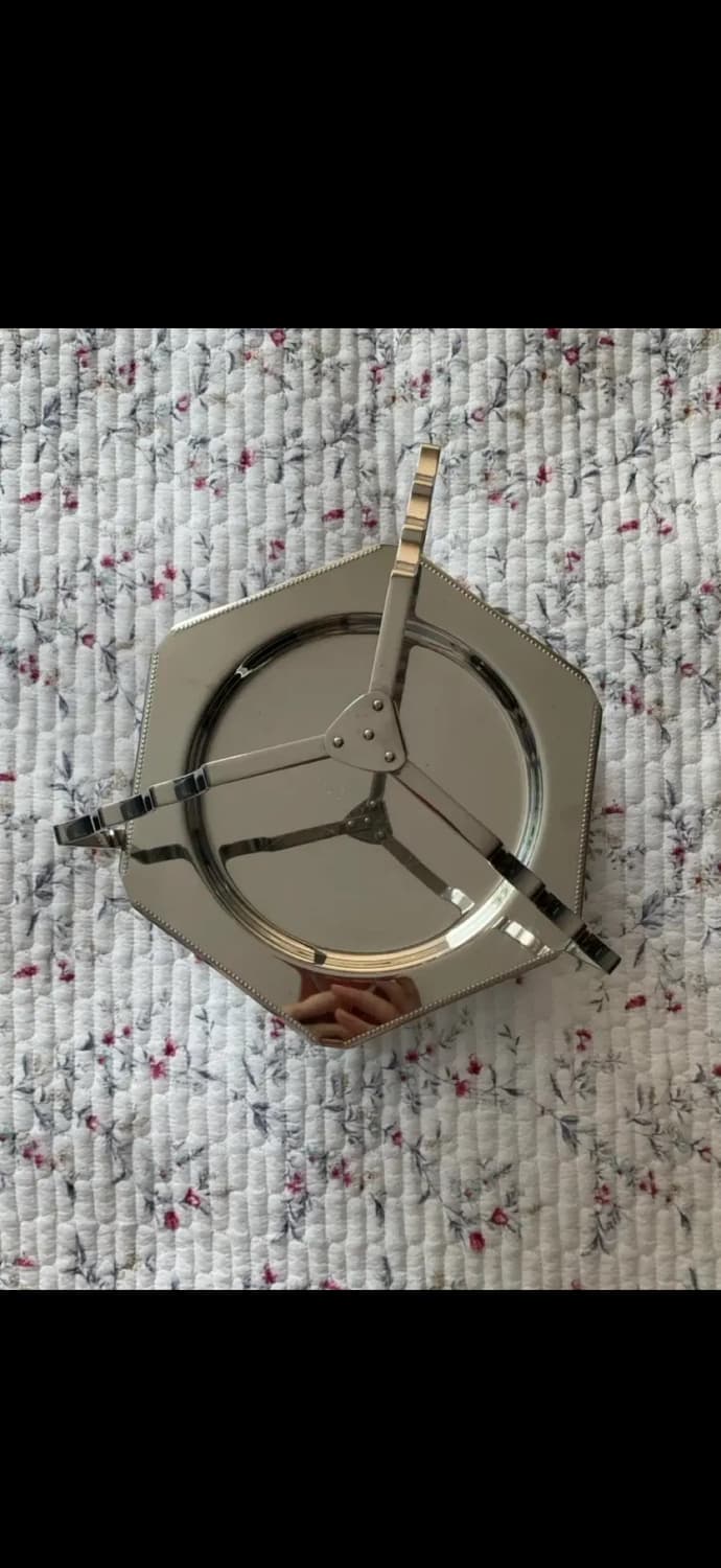 빈티지 올드홀 스테인레스 2단스탠드  상품이미지2