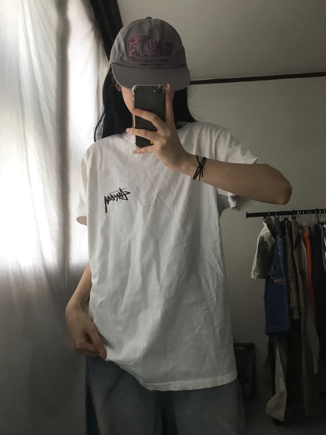 스투시 화이트 체리 반팔티셔츠 상품이미지4