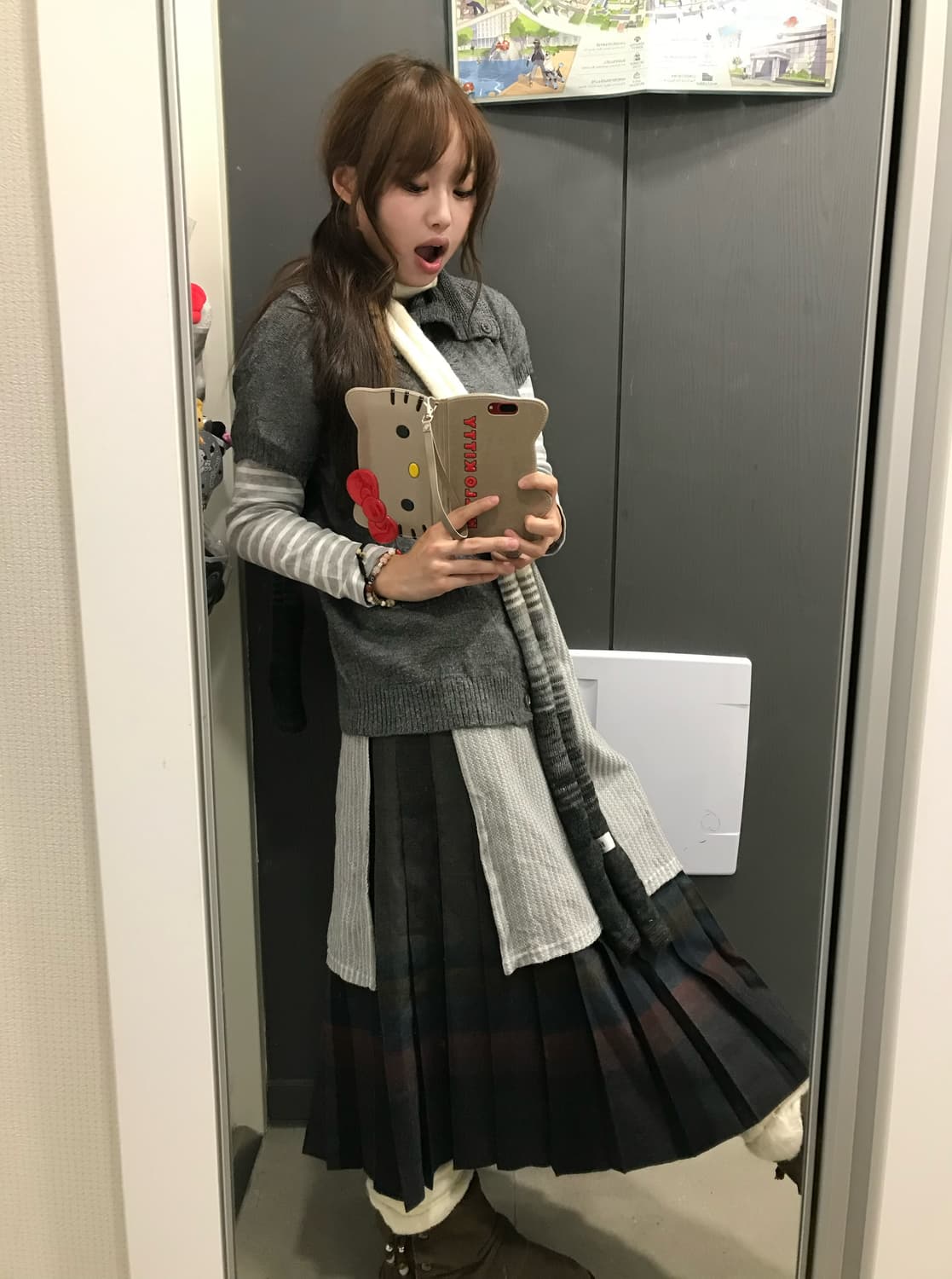 히피 모리걸 하구미 폭닥 코디세트 상품이미지4