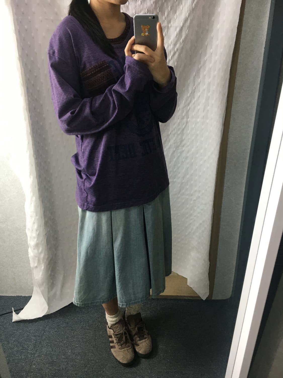 퍼플 레이어드 긴소매 티셔츠 상품이미지4