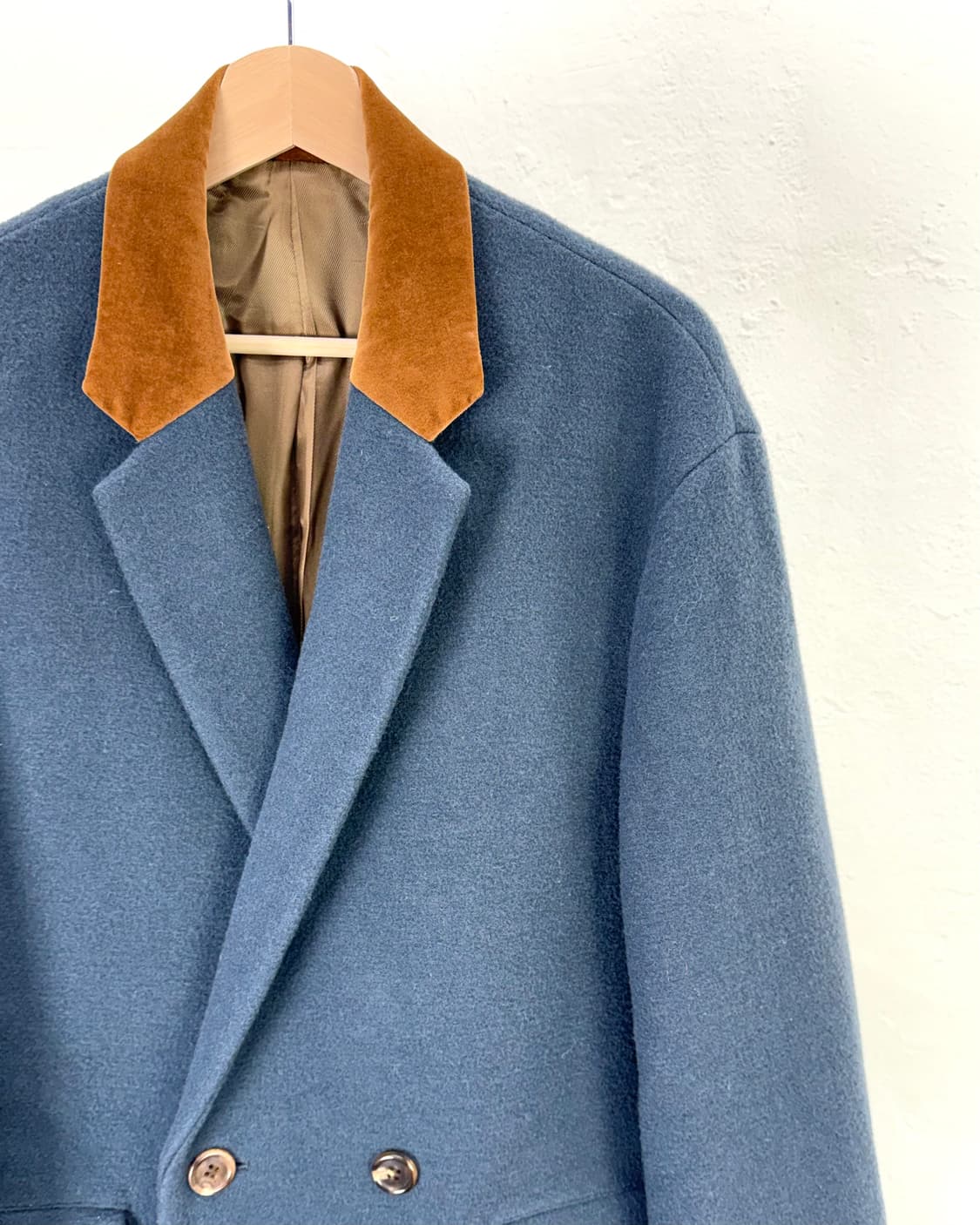 언더커버 18aw 도비 체스터 더블 울 코트 상품이미지3