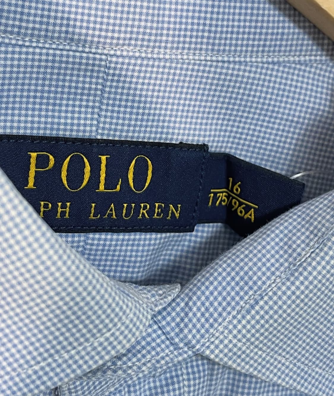 폴로 체크패턴 포니 셔츠 상품이미지5