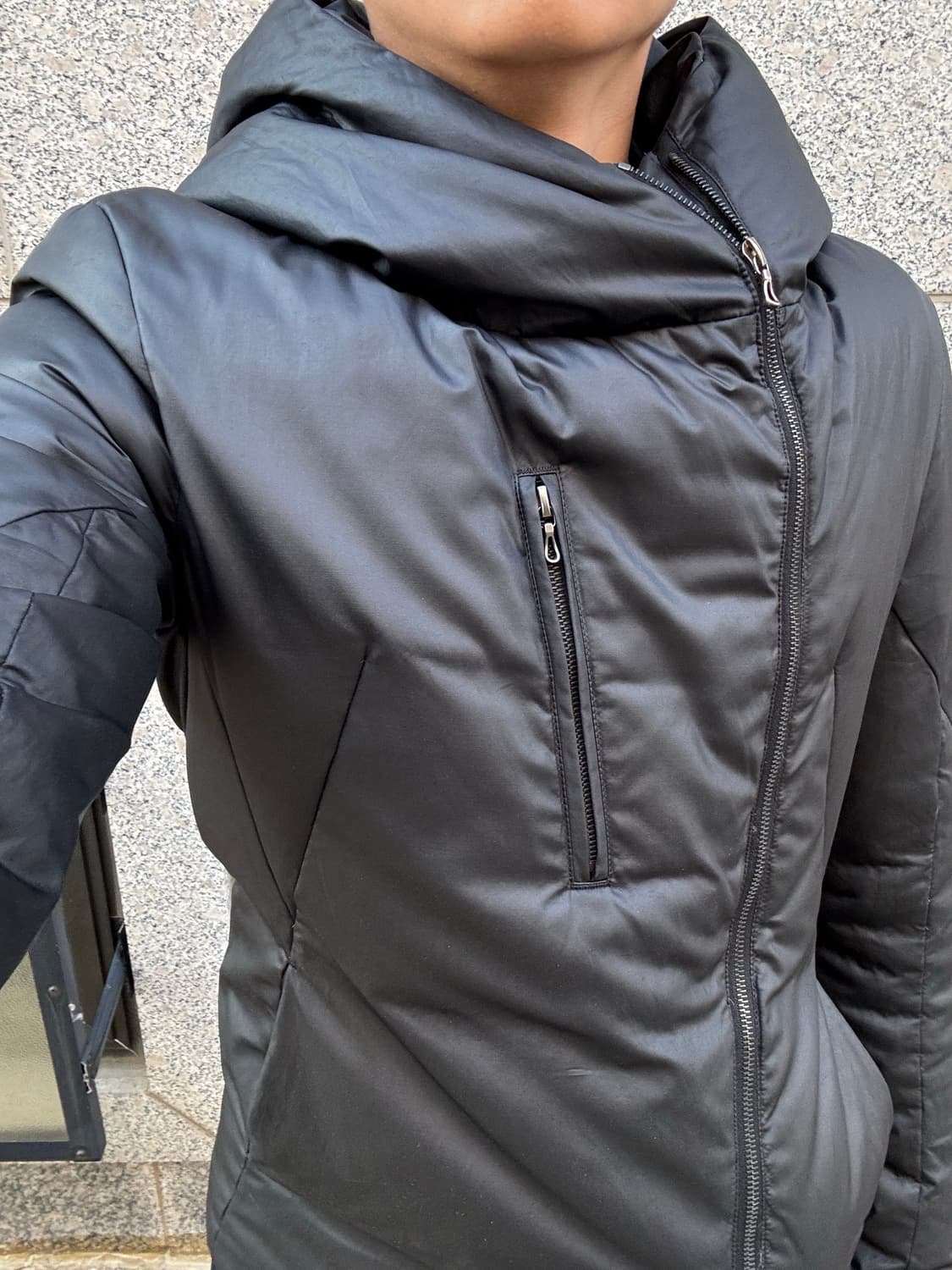 어태치먼트 사선집업 다운 자켓 2 상품이미지7