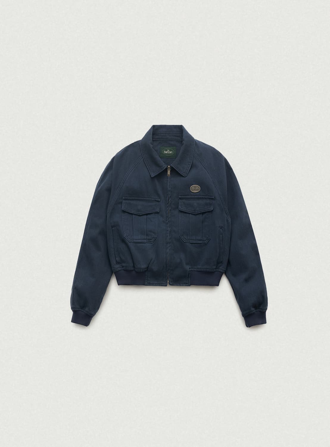 더바넷 블루종 자켓 카멜 및 네이비 (새상품) 상품이미지4