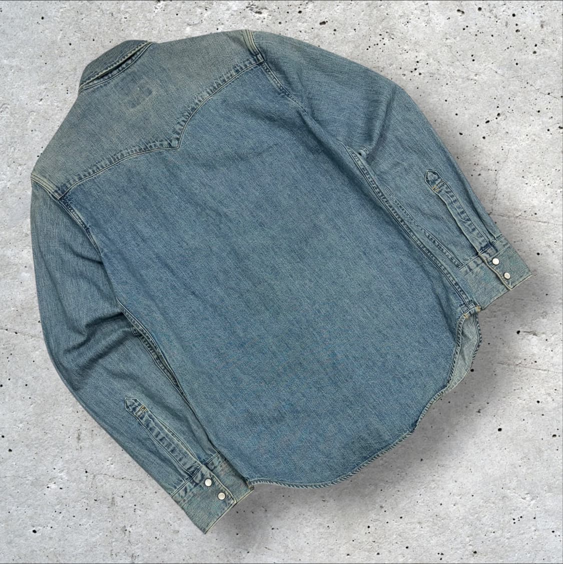 [S] 리바이스 데님 웨스턴 긴팔 셔츠 B648 상품이미지2