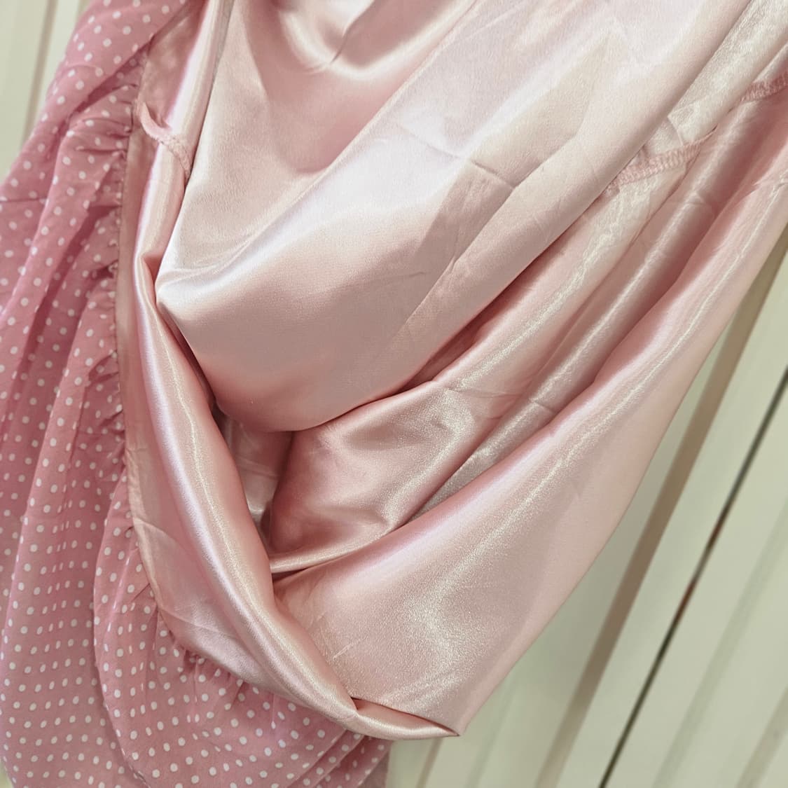 도트 핑크 원피스 상품이미지6