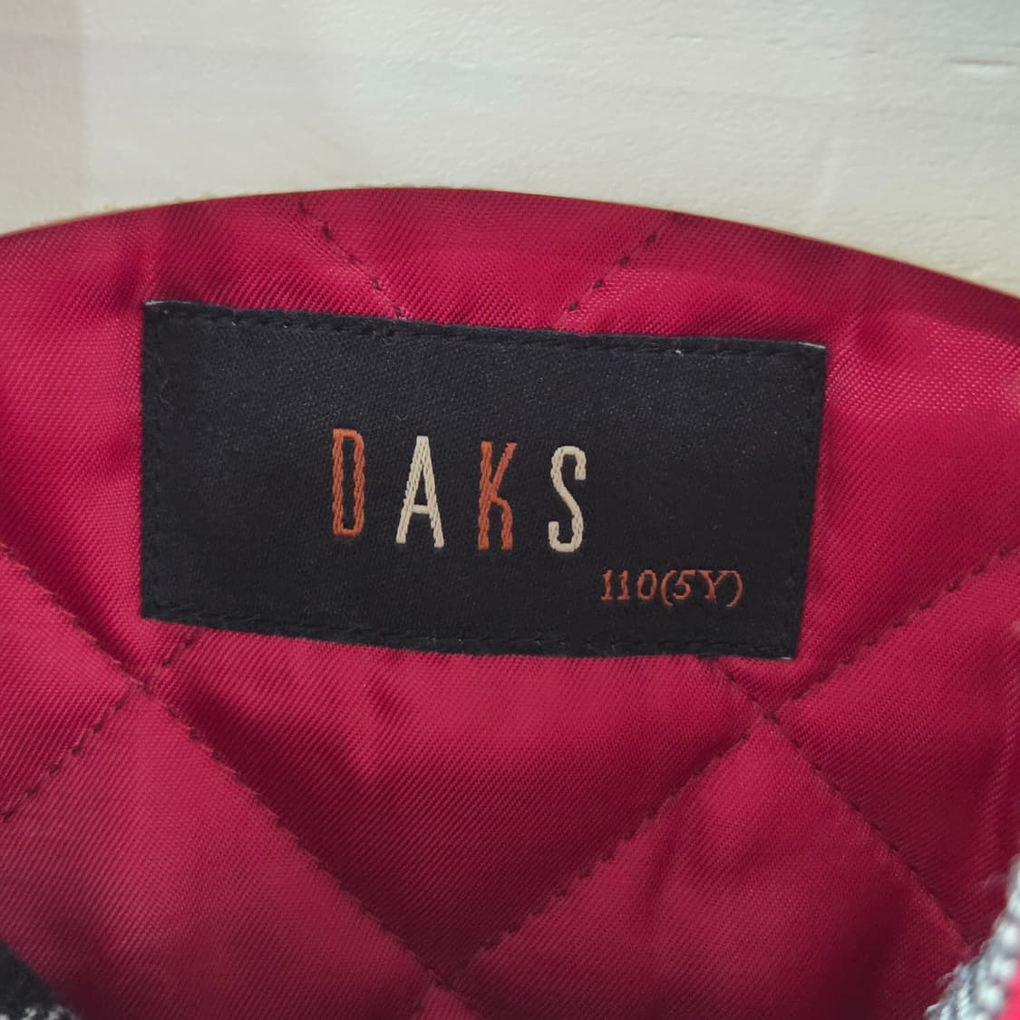 닥스 여아 캐시미어 블랜드 코트 110/5Y 상품이미지3