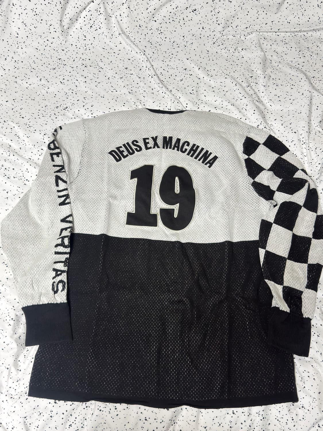 데우스 체크 니트 롱슬리브 XL 상품이미지3