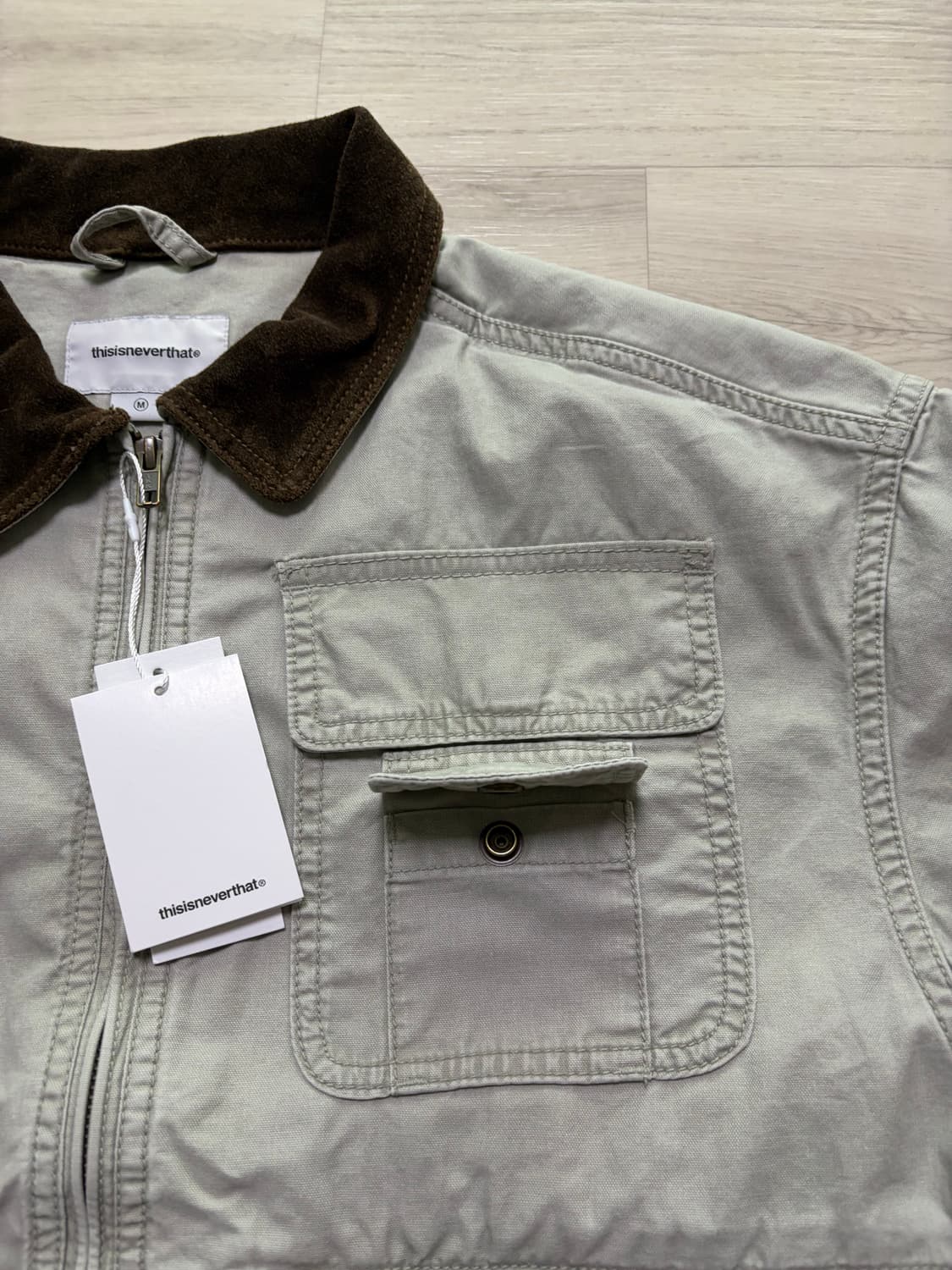 디스이즈네버댓 유틸리티 필드 자켓 스톤 M사이즈 판매 상품이미지3