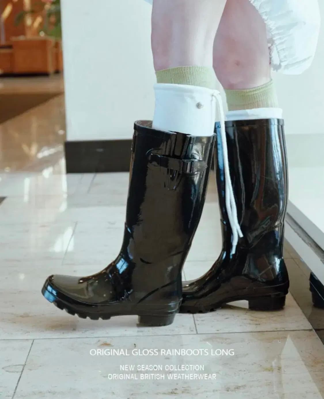 락피쉬웨더웨어 레인부츠 블랙 상품이미지2