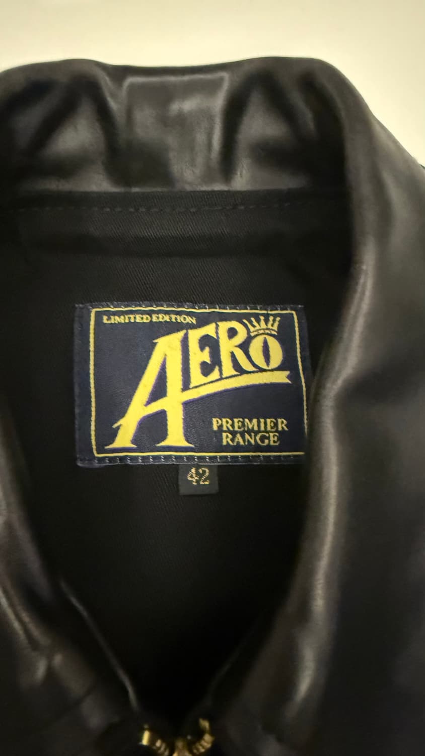 에어로레더 프리미어 하이웨이맨 말가죽 자켓 상품이미지2