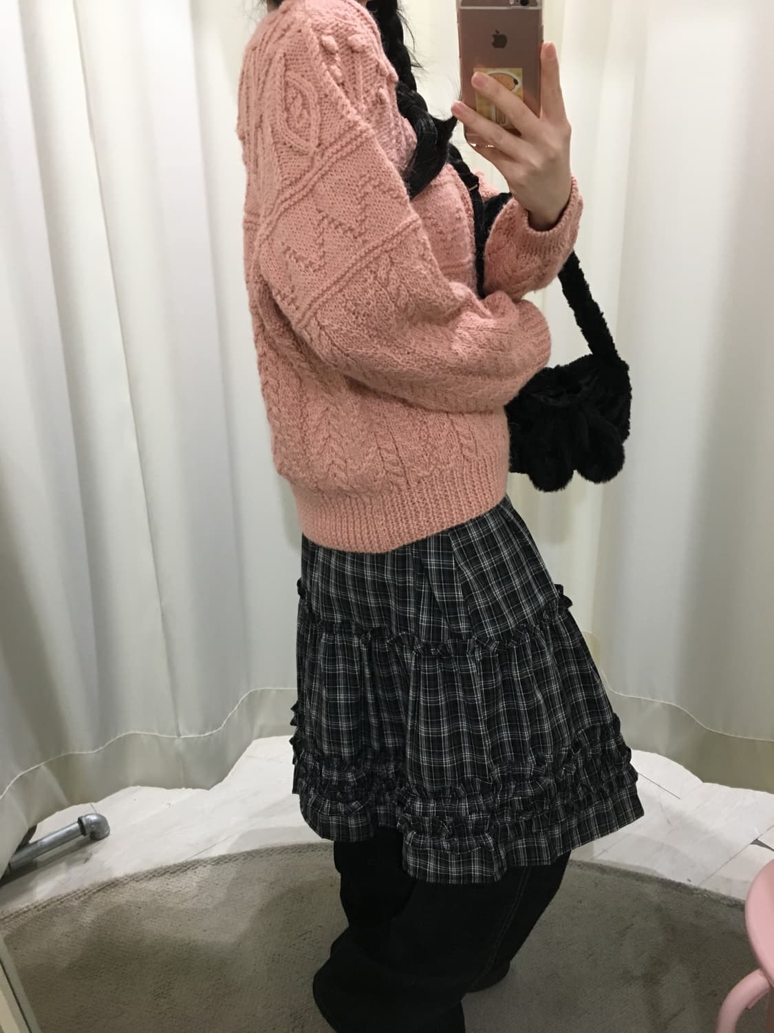 pink pompom knit 상품이미지5
