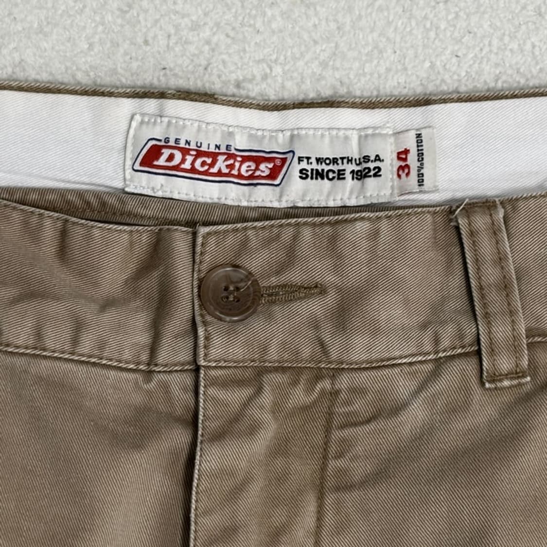 DICKIES 릴렉스드 치노팬츠 베이지 34X32 상품이미지4