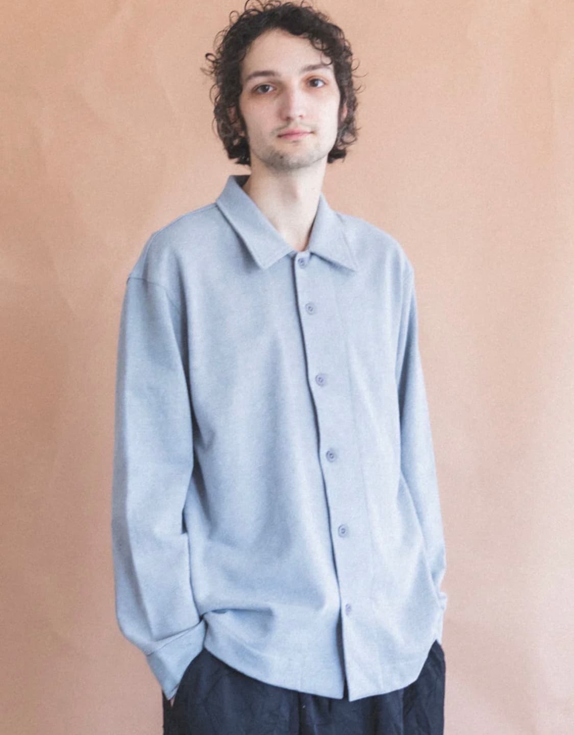 Lady white co button down shirt 상품이미지1