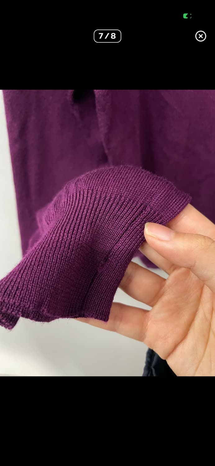 폴로랄프로렌 라운드넥 퍼플니트  A3512 상품이미지7