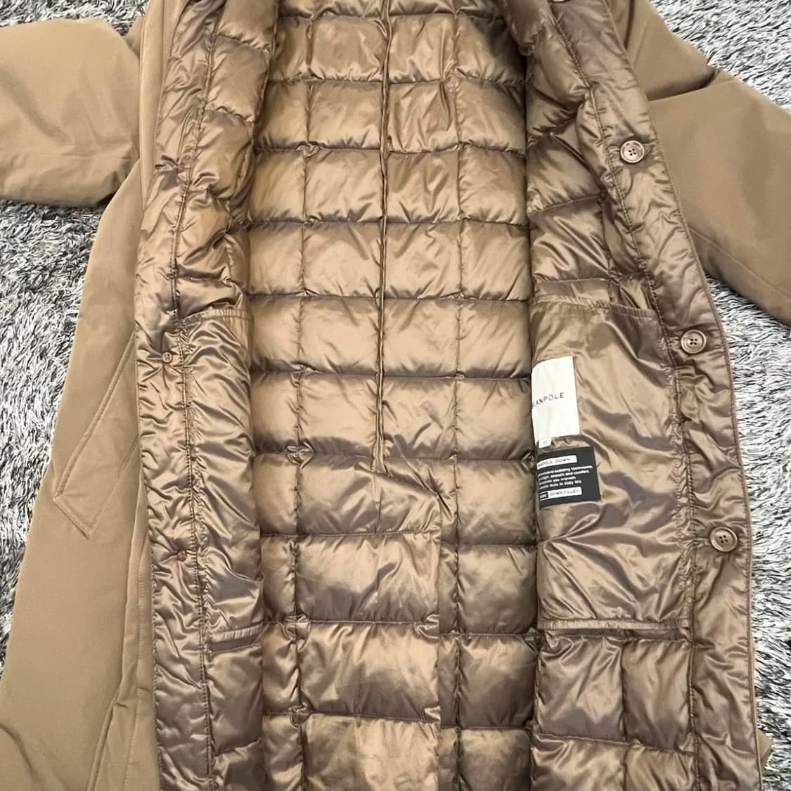 빈폴 디테처블 경량 다운 코트 (105) 내피분리 상품이미지4