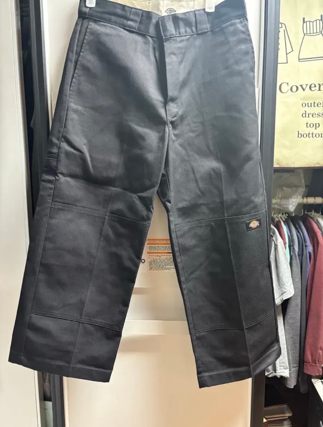 [31] 디키즈 더블니 85283 팬츠 블랙 상품이미지2